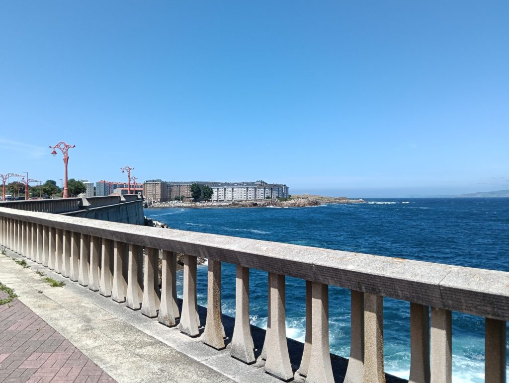 Along the Railing