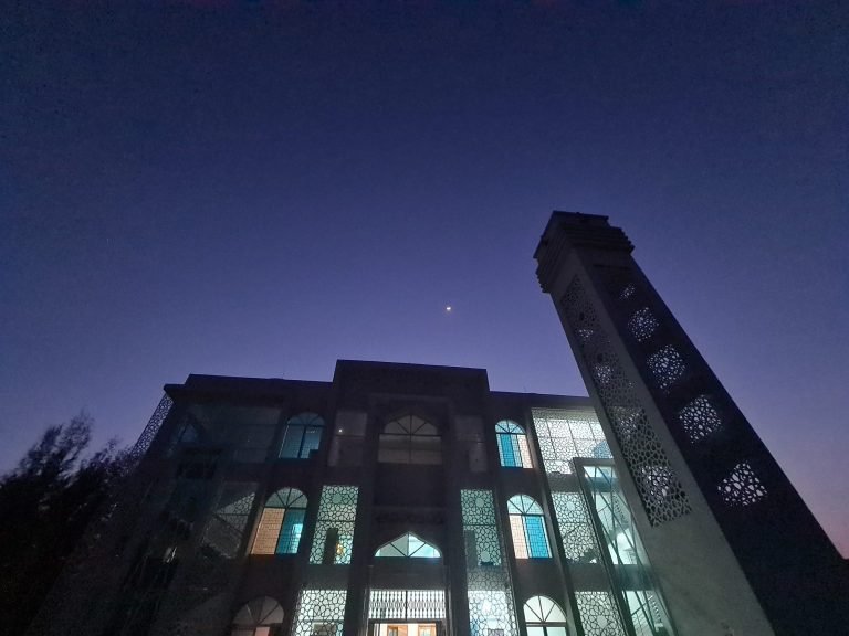 Lattice Windows and a Crescent Moon
